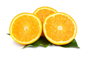 Orange isolated on white background