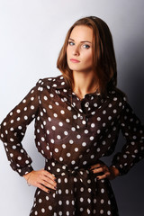 Image of sexy brunette girl