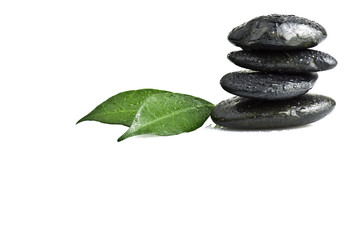 Spa still life with white flowers .