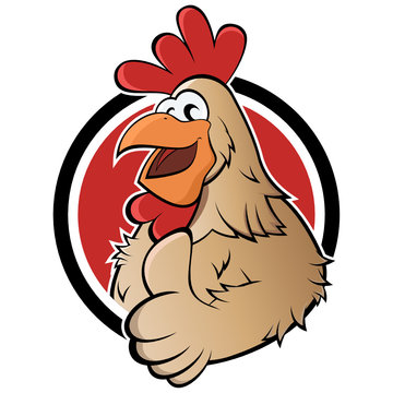 huhn gefl&uuml;gel cartoon