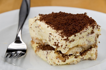Tiramisu on White