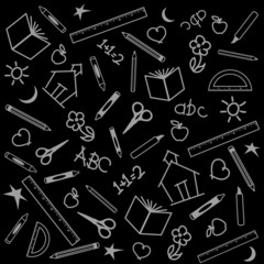 Back to School Blackboard Background