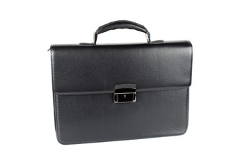 black briefcase