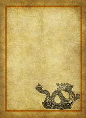 Dragon and texture background .