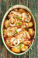 Baked Pork and fennel