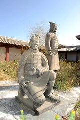 Deurstickers terracotta army figure in china © xiaoliangge