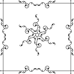 Frame border design