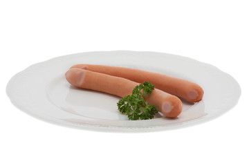 Wurst mit Petersilie