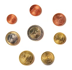 eurom&uuml;nzen einzeln_collage rund