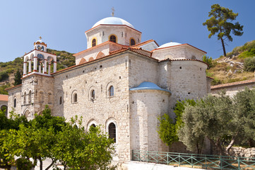 Orthodoxe Kirche auf Samos - obrazy, fototapety, plakaty