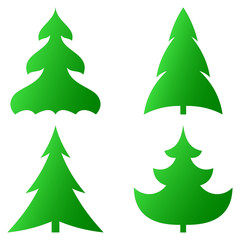 Christmas trees collection