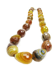 yellow precious beads jewelry