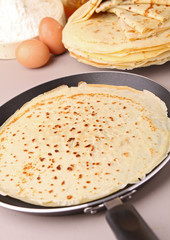 pancake preparation and ingredient