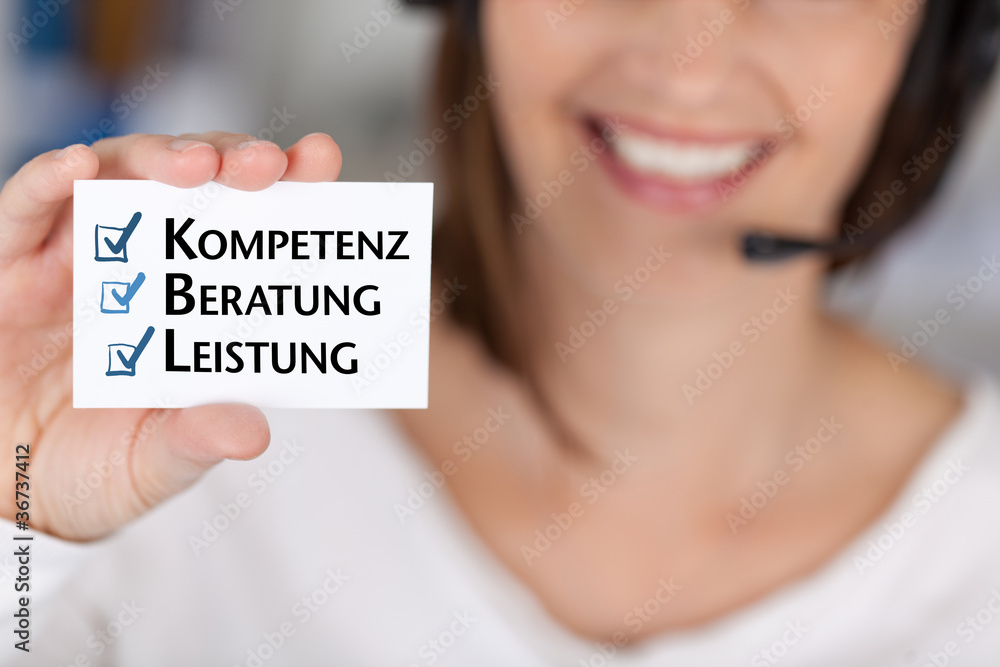 Poster kompetenz,beratung,leistung