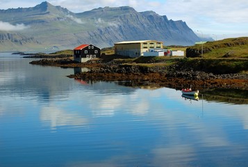 Village des p&ecirc;cheurs, Djupivogur, Iceland (Islande)