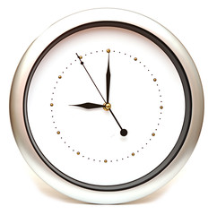 clock face isolated on white background