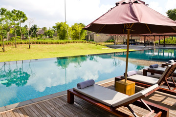 Modern swimming pool