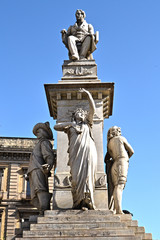Obraz premium Statue of the composer Vincenzo Bellini, a native of Catania
