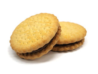sandwich biscuits with chocolate filling