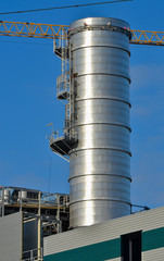 Centrale elettrica in costruzione