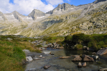 creek in glacial valley
