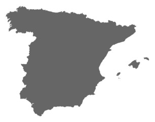 Obraz premium Map of Spain