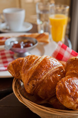 coffee and croissants
