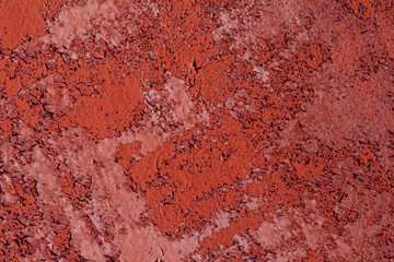 The old walls are covered with paint