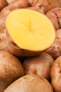 cut potato