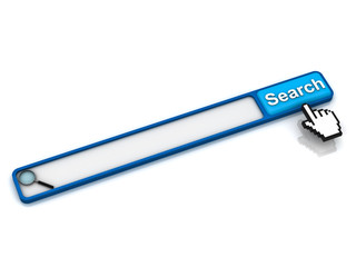 Search engine button with blank box