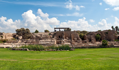Ruins of old fortress .