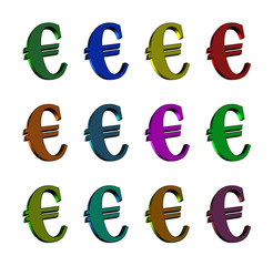 Fototapeta premium Euro Zeichen