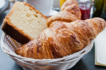 fresh croissant