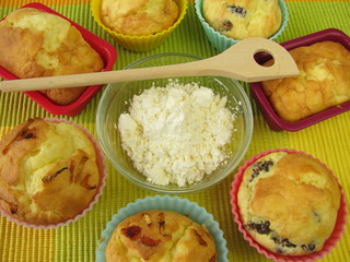 Maismehl und glutenfreier Kuchen