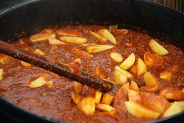 Meat and potato stew