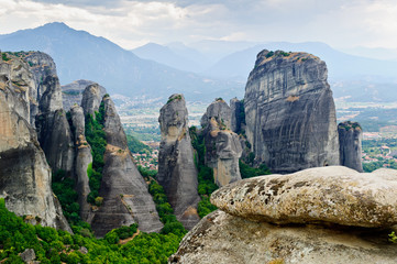 Mountains in Meteora, Greece