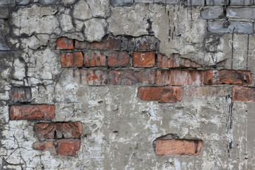 Старая кирпичная стена