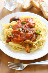 Spaghetti with Mushrooms