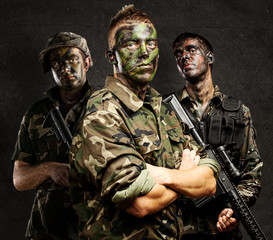 soldiers group