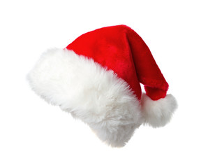 Santa hat isolated on white background