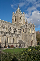 Fototapeta na wymiar Christ Church w Dublinie