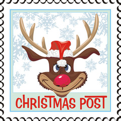 stamp christmas - christmas post