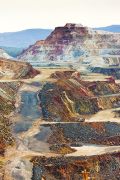 copper mine, Minas de Riotinto, Andalusia, Spain
