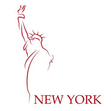 Drawing Logo New York # Vector