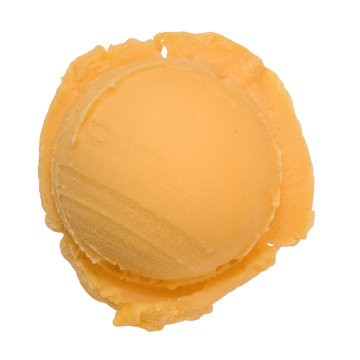 Eiskugel Sanddorneis