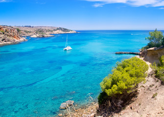 Obraz premium Ibiza Punta de Xarraca turquoise beach