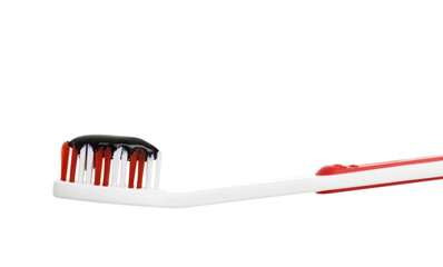 Toothbrush with chocolate sauce