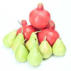 Pears and pomegranates