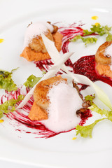 Scallop seafood appetizer