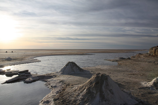 Tas de sel &agrave; chot el jerid